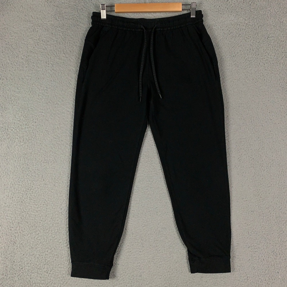 Lululemon Soft Jersey‎ Jogger Pants Womens 8 Black High Rise Casual Athleisure
